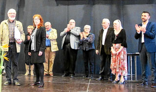 Jean Pierre Lemersier, le jury et Mr le Maire