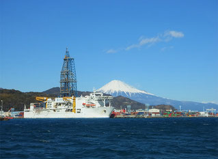 地球深部探査船 ちきゅう 清水港 地球深部探査船 ちきゅう 清水港