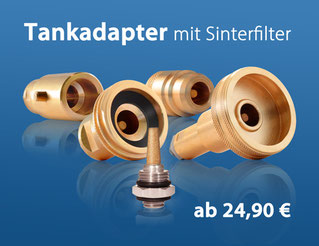 LPG-Adapter mit Sinterfilter zum Wechseln