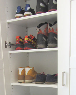 My shoe storage...