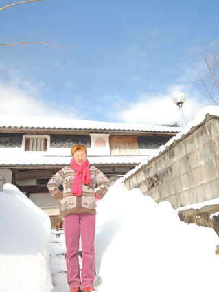 2015年2月、雪