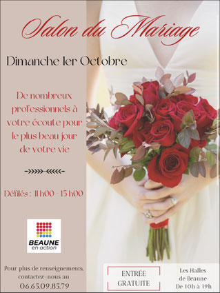 Salon du Mariage de Beaune 1er Octobre 2023