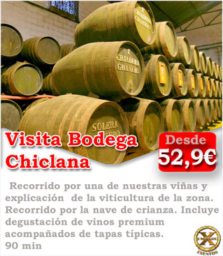 visita bodega chiclana con maridaje