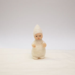 Regentropfenkind, Deko, Jahreszeitenpüppchen, Filzfigur, Filzpüppchen für den Jahreszeitentisch, Waldorfart, Jahreszeitentisch, Waldorfpuppe, Waldorf Jahreszeitentisch, Blumenkinder aus Filz, Bluemlikinder