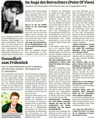 Otwin Biernat, Obersteirische Nachrichten, Interview