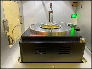 粉体接触角測定②