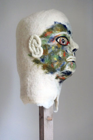 Gardien.nes XIII dim h 41 cm x 21 cm x 27 cm, 2025