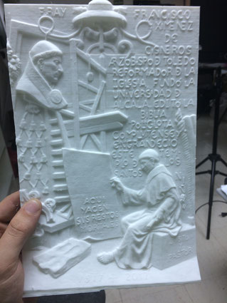 Relieve, modelo de fundición