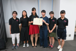 総合5位、女子の部1位(4チーム中)となった浦和第一女子高等学校チーム。学校での「同好会昇格」のため実績が必要だったのですが、強豪女子チームに競り勝っての嬉しい入賞となりました。