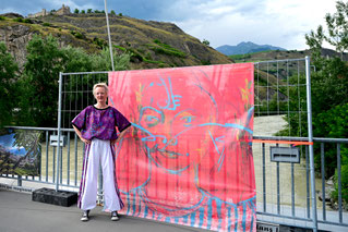 Vernissage Fussgängerbrücke zum Fussballstadion