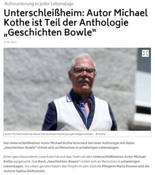 Presse, Michael Kothe, Autor aus Unterschleißheim bei München