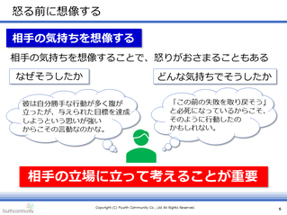 相手の気持ちを想像する