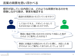 言葉の背景を思い浮かべる