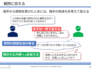 質問に答える