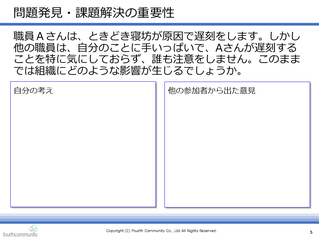 問題発見・課題解決の重要性