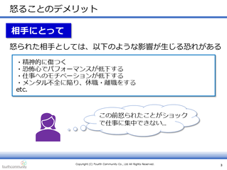 怒ることのデメリット