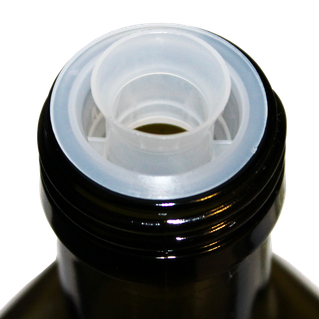 Kaltgepresstes Speiseöl im Glas mit praktischem Ausgießer – naturrein und hochwertig