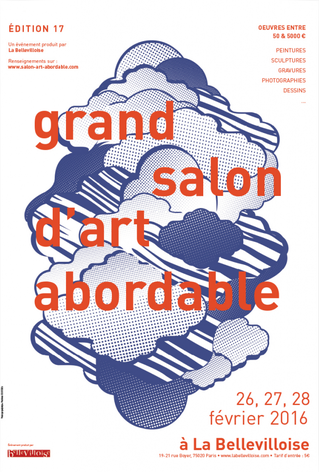 affiche, grand salon d'art abordable