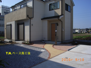 T.N.ベース施工後