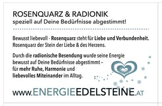 Bewusst liebevoll Rosenquarz mit energetischer Aufladung