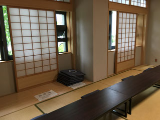 換気・対面回避の取り組み