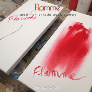 Caroline SIMON artiste peintre Savoie, mot d'intention