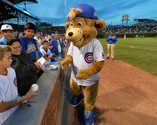 Clark, la mascotte dei Chicago Cubs