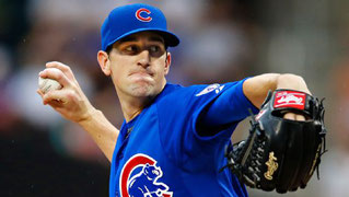 Nella foto Kyle Hendricks ( AP Photo/Kathy Willens)