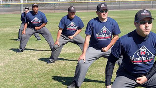 Nell'immagine un momento di un corso per Umpire alla scuola Wendelsted