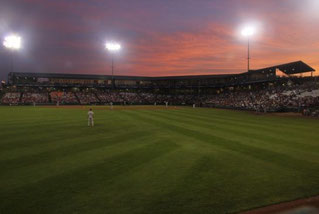 Lo stadio di Clinton, Iowa (foto Brendan Kennedy/Toronto Star)