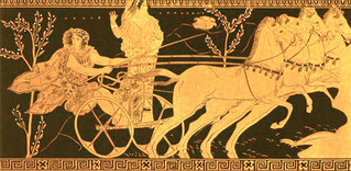 Pelope sul suo carro, illustrazione