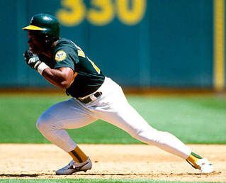 Nella foto Rickey Henderson