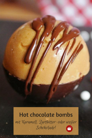 Schokobombe #hotchocolatebombs für #heißeschokolade #geschenkideen #orgaBine