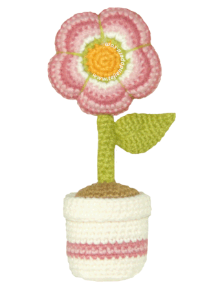 Cómo tejer flores rellenas a crochet (amigurumi stuffed flowers)
