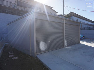 EUROSHED、EEplan、3014F2、スチール物置、施工例