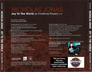 nicholas nick jonas brothers joy to the world a christmas prayer young