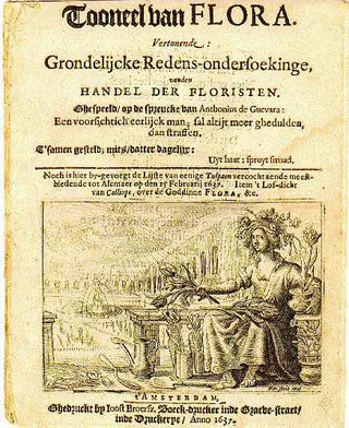 Flugplatt Tulpenauktion 1637