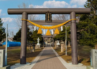 明治22年、徳島県出身の見延の高祖父らが 入植した篠路兵村に作られた江南神社