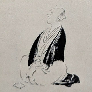 田能村竹田、自画像　文政５