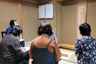 頼山陽の掛軸を鑑賞