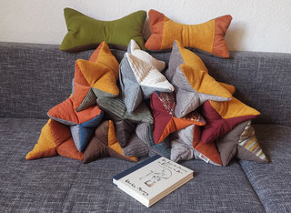 Upcycling Zipfel Meditationskissen & Yogakissen aus der eignene Kissenmacherei