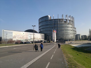 Das Europaparlament in Strassburg