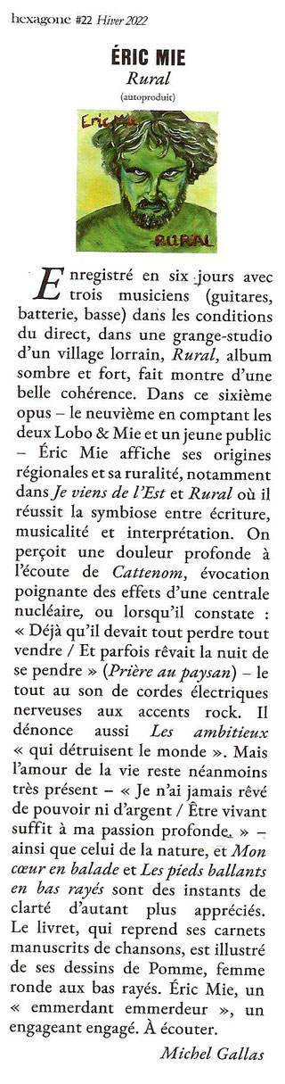 Dans le dernier Hexagone (n°22 Hiver 2022)