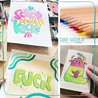 Zeichnen und Handlettering Kurse in Oberhausen und dem Ruhrgebiet für Kinder und Erwachsene