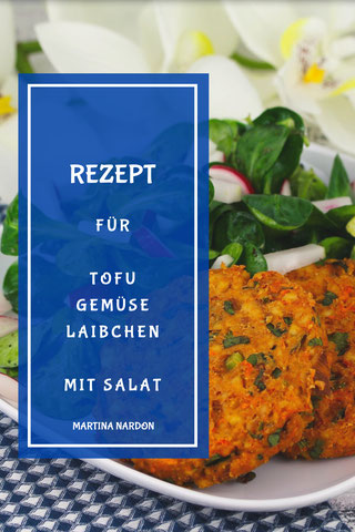 Tofu-Gemüse-Laibchen mit Vogerlsalat