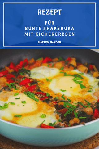 Bunte Shakshuka mit Kichererbsen