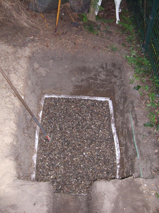 Regenwasser Sickergrube / Sickerschacht Anleitung zum selber bauen