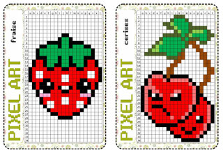 atelier libre : pixel art - Fiches de préparations (cycle1 ...