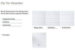 Schwingtor Garage und Nebentür