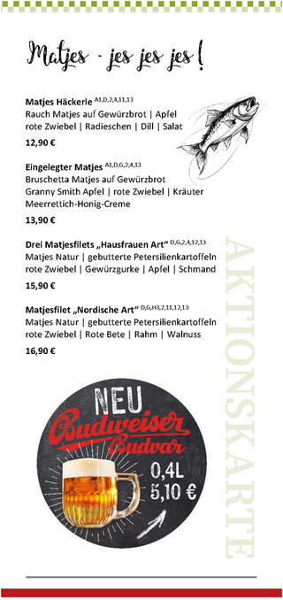 Speisekarte - Restaurant Pelzmühle Chemnitz